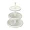 Hello Honey® 24.8" White 3-Tier Decorative Wood Tray